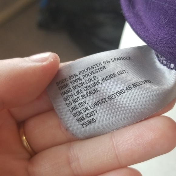 Worthington Fancy Purple Top - Picture 5 of 5